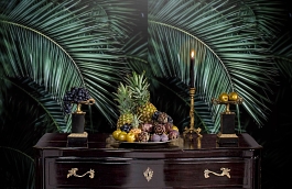 Обои 100990 фото в интерьере гостиной превью