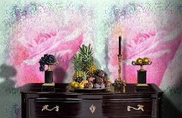 Обои 24123 фото в интерьере гостиной превью