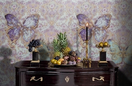 Обои BM26117 фото в интерьере гостиной превью