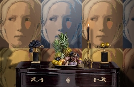 Обои 2202 фото в интерьере гостиной превью