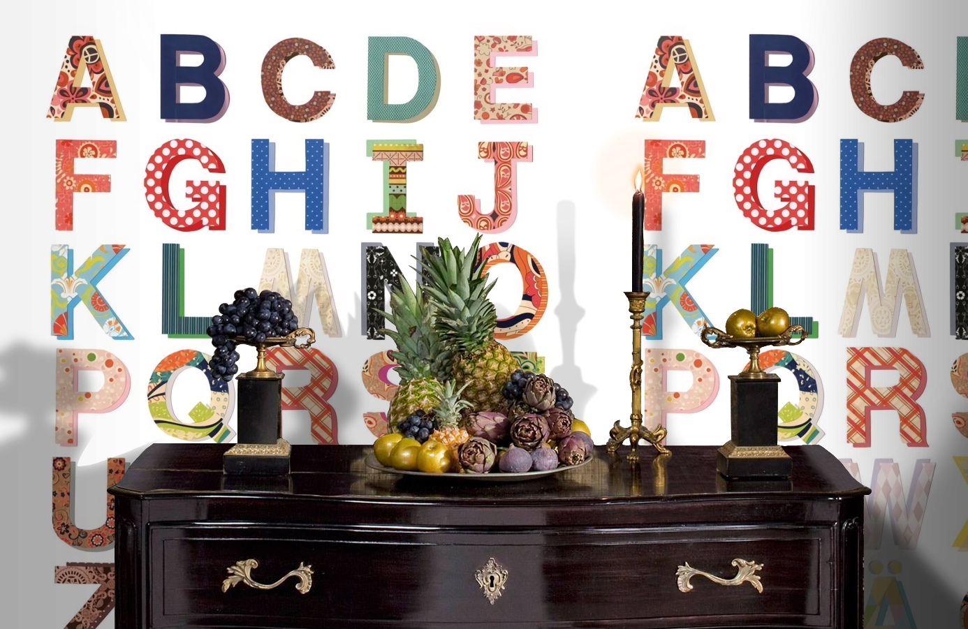 Обои P121803-5 фото в интерьере гостиной