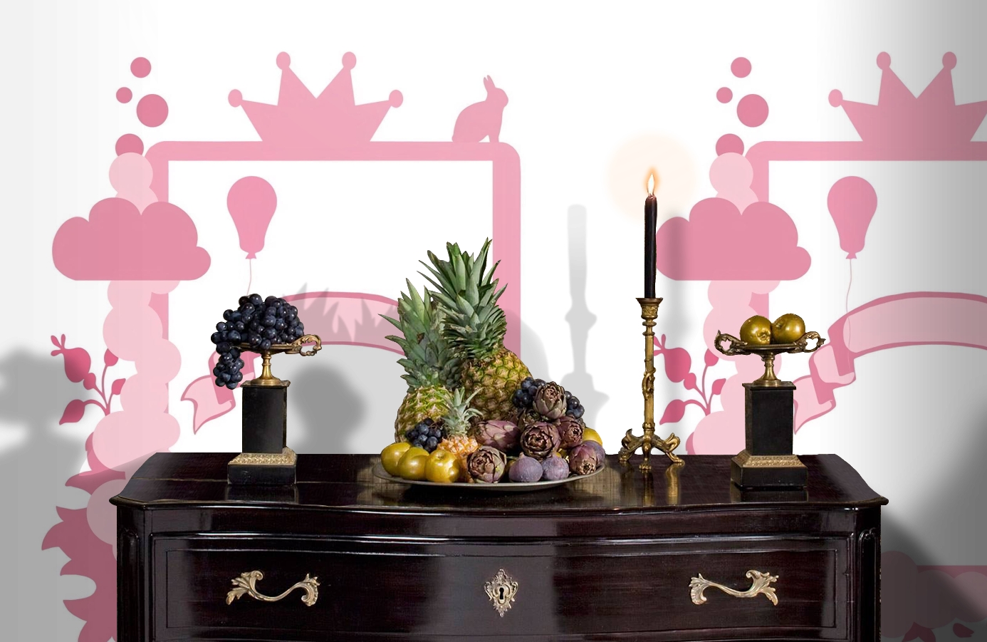 Обои P121901-5 фото в интерьере гостиной