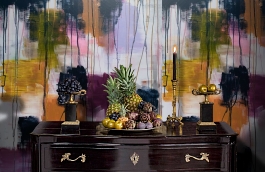 Обои P151001-5 фото в интерьере гостиной превью