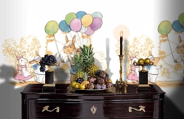 Обои 1233001 фото в интерьере гостиной превью