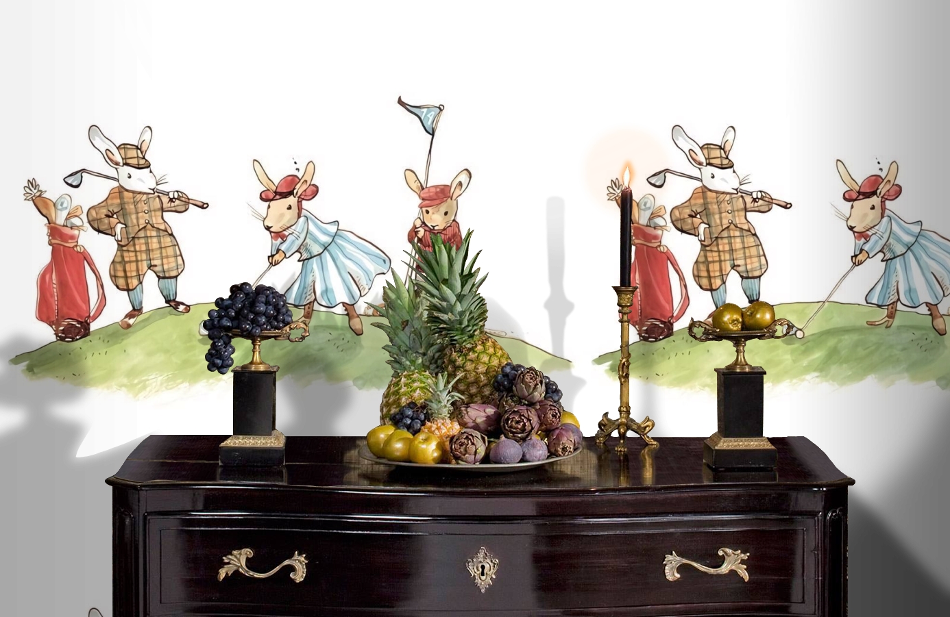 Обои 1233040 фото в интерьере гостиной