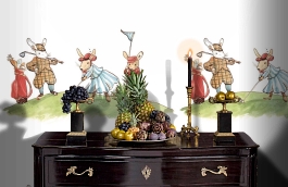 Обои 1233040 фото в интерьере гостиной превью