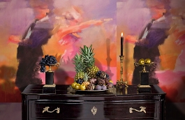 Обои 1433 lev5 605 фото в интерьере гостиной превью