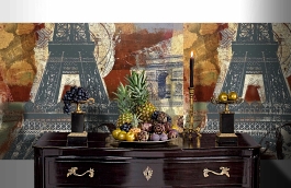 Обои 1526 lev6 405 фото в интерьере гостиной превью