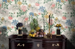 Обои 7236 фото в интерьере гостиной превью