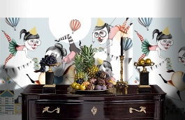 Обои P180901-8 фото в интерьере гостиной превью