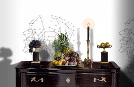 Обои P181001-4 фото в интерьере гостиной превью