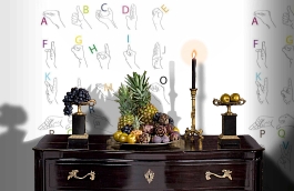 Обои P182501-4 фото в интерьере гостиной превью