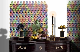 Обои P182701-4 фото в интерьере гостиной превью