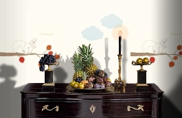 Обои 674073 фото в интерьере гостиной превью