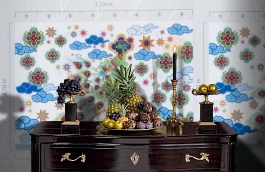 Обои 1280207 фото в интерьере гостиной превью