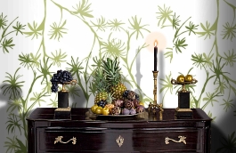 Обои DM201-1 фото в интерьере гостиной превью