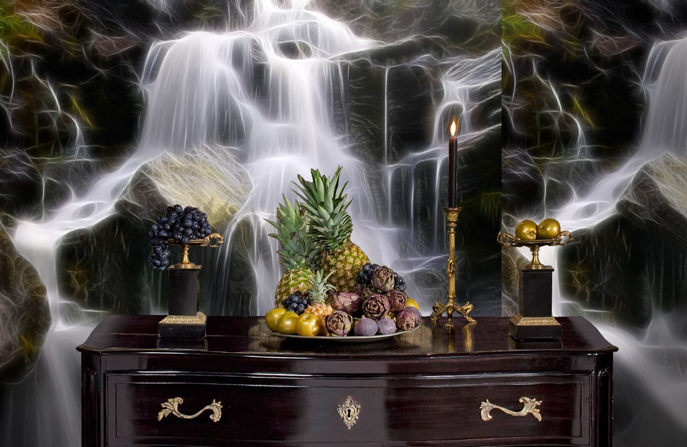 Обои P020101-6 фото в интерьере гостиной