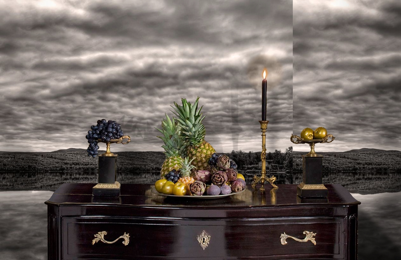 Обои P020201-6 фото в интерьере гостиной