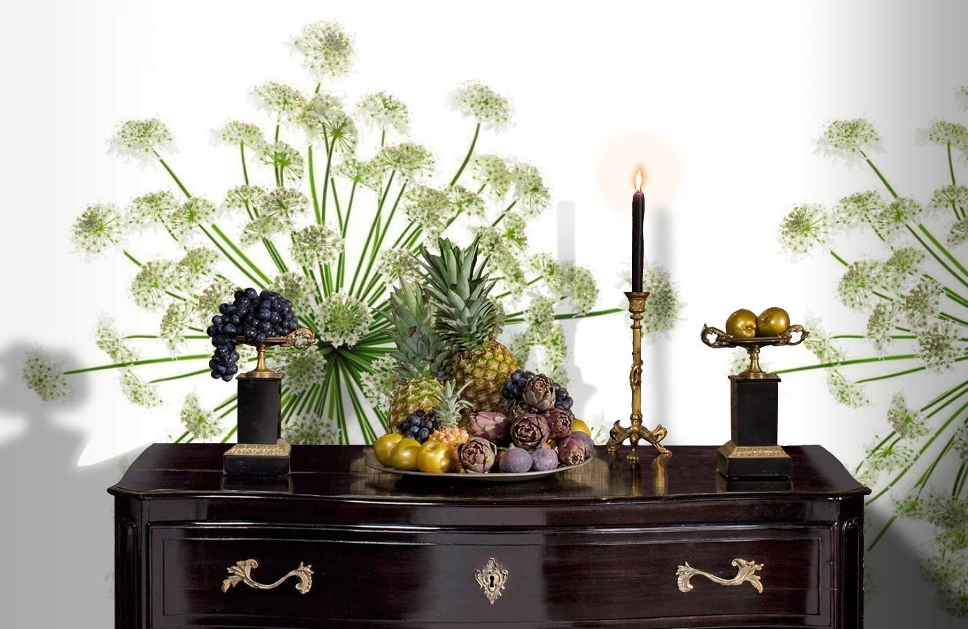 Обои P021501-6 фото в интерьере гостиной