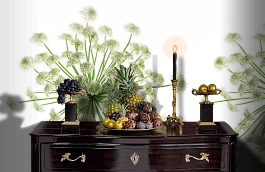 Обои P021501-6 фото в интерьере гостиной превью