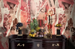 Обои P030202-6 фото в интерьере гостиной превью