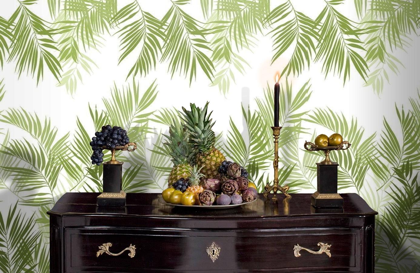 Обои P031602-6 фото в интерьере гостиной