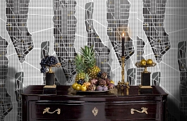 Обои P110902-6 фото в интерьере гостиной превью