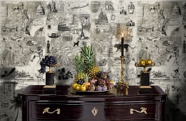 Обои P112501-6 фото в интерьере гостиной превью