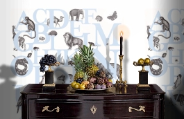 Обои P120401-6 фото в интерьере гостиной превью