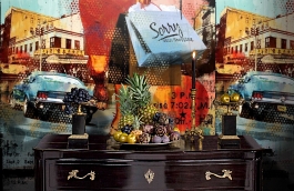 Обои P141801-6 фото в интерьере гостиной превью