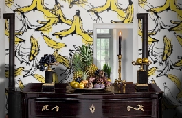 Обои P201201-6 фото в интерьере гостиной превью