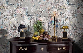 Обои P201601-6 фото в интерьере гостиной превью