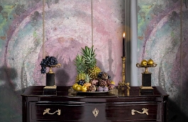 Обои P201701-6 фото в интерьере гостиной превью