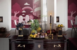 Обои P202201-6 фото в интерьере гостиной превью