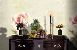 Обои SM72901 фото в интерьере гостиной превью