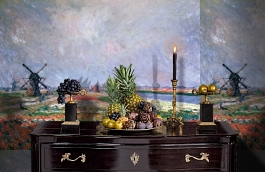 Обои 1428 lev5 606 фото в интерьере гостиной превью