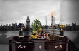 Обои 1461 lev5 806 фото в интерьере гостиной превью