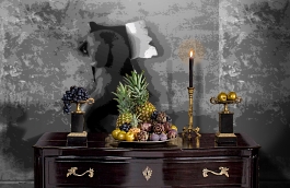 Обои 1476 lev5 806 фото в интерьере гостиной превью