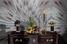 Обои 1506 ev5 806 фото в интерьере гостиной превью