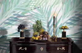 Обои 100853 фото в интерьере гостиной превью