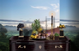 Обои 101164 фото в интерьере гостиной превью