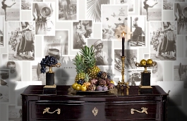 Обои 30604 фото в интерьере гостиной превью