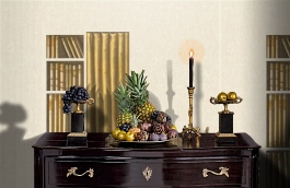 Обои 97/13049a фото в интерьере гостиной превью