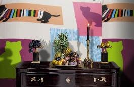 Обои F15.0019.A05 PETS A-05 фото в интерьере гостиной превью