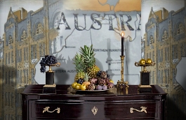 Обои F15.0027.A01 MANHATTAN.33 фото в интерьере гостиной превью