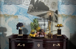 Обои F15.0031.A03 WORLD A-03 фото в интерьере гостиной превью