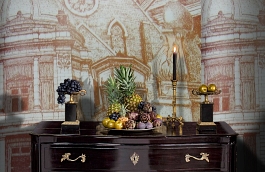 Обои F15.0035.A01 TRIUNFO A-01 фото в интерьере гостиной превью