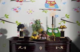 Обои F16.0004.A01 BUHOS.410 A- фото в интерьере гостиной превью