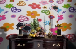 Обои F16.0012.A01 MELVIN A-01 фото в интерьере гостиной превью