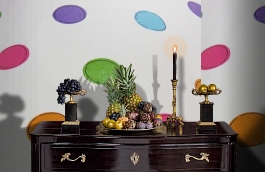 Обои F16.0013.A01 LINA A-01 фото в интерьере гостиной превью